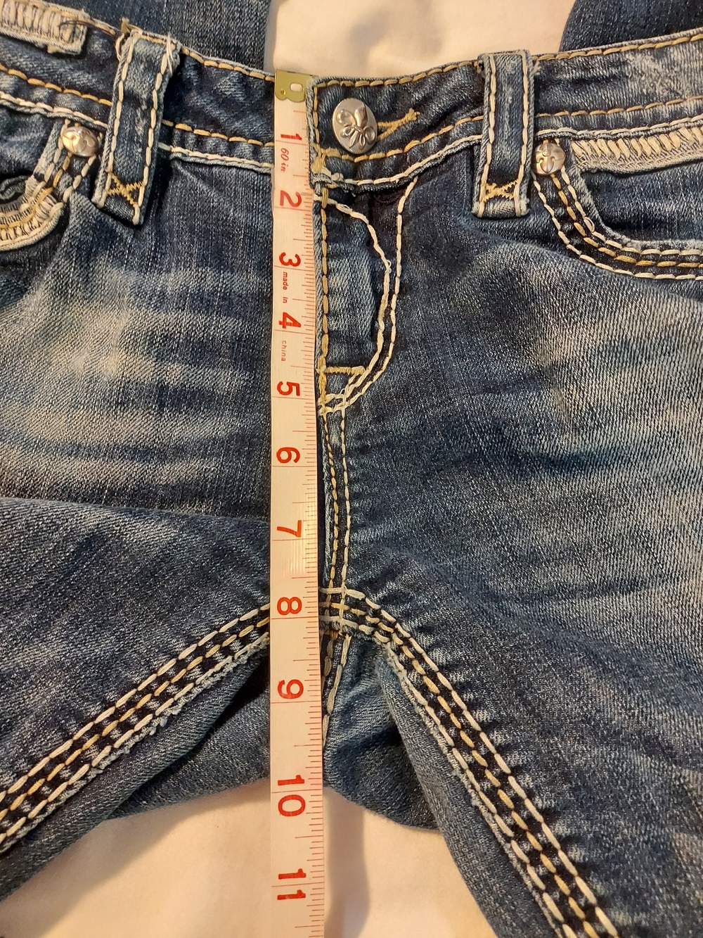Rock Revival Roza Mid-rise Boot Cut Jeans with Embroidered Back Pockets - 28 - Picture 7 of 11